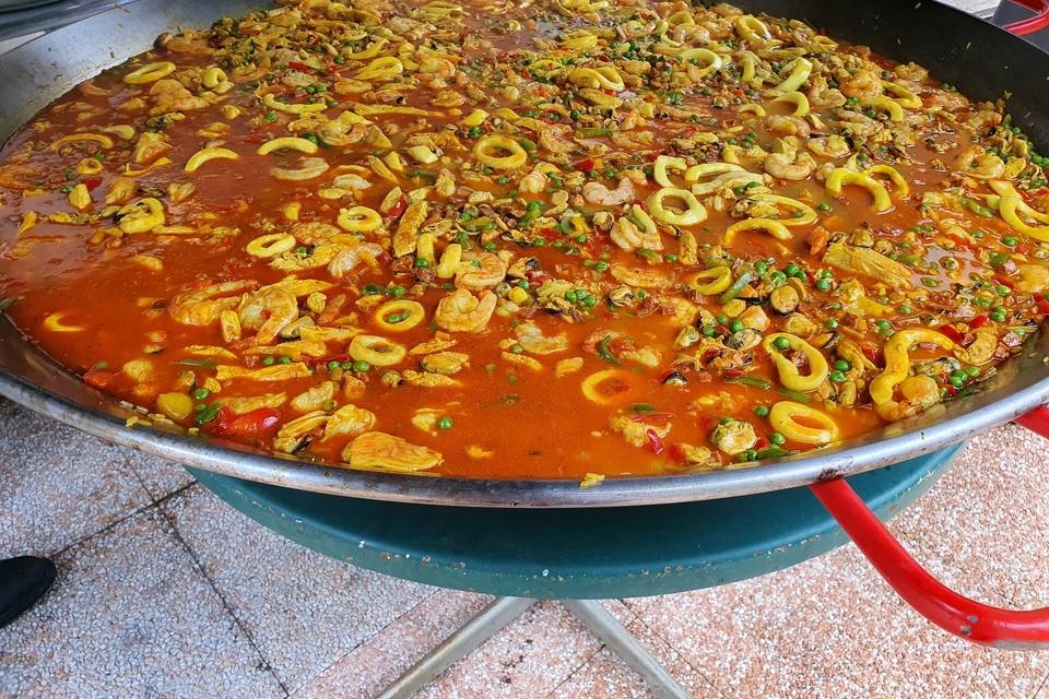 Paella géante