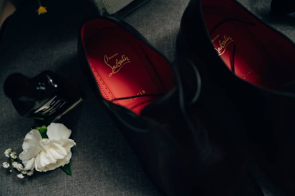 Détail chaussure homme