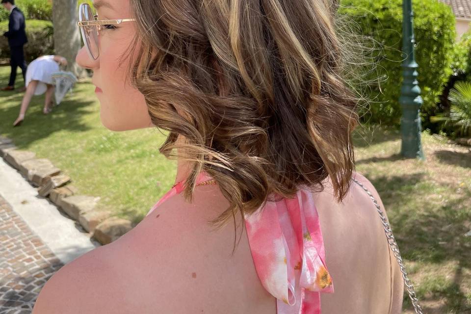 Coiffure invité mariage