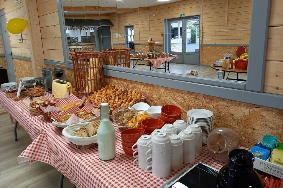 Buffet petit déjeuner