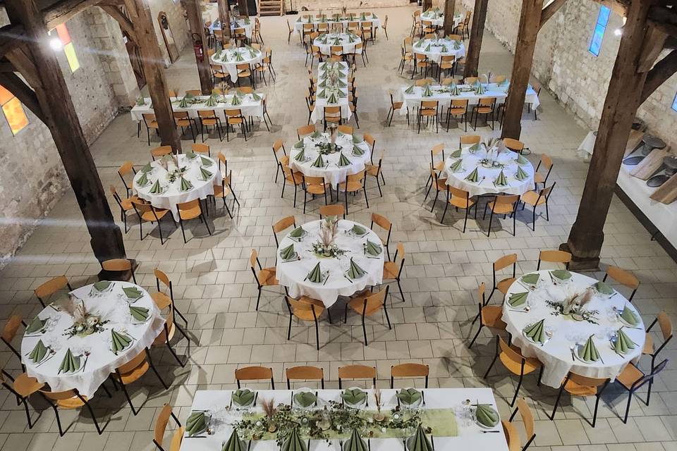 Ambiance festive en salle