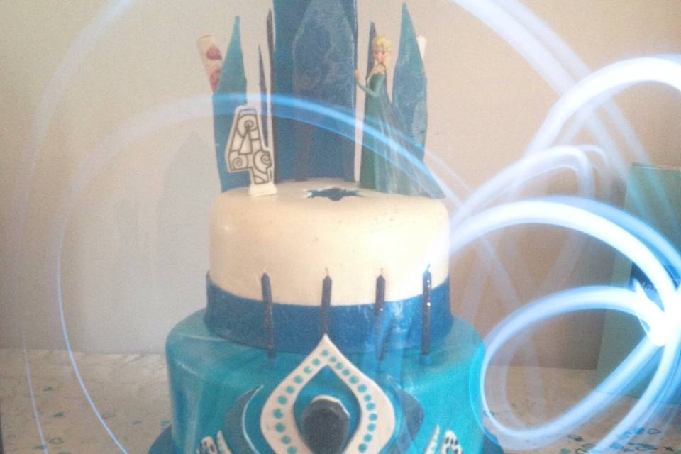 Gâteau « reine des neiges »