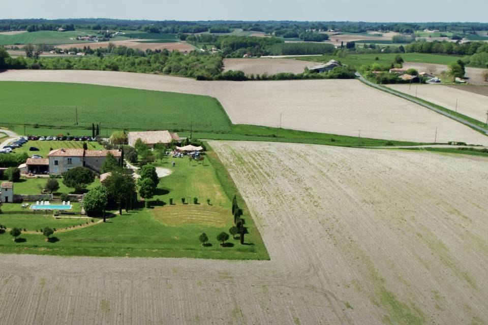 Plan drone Mariage