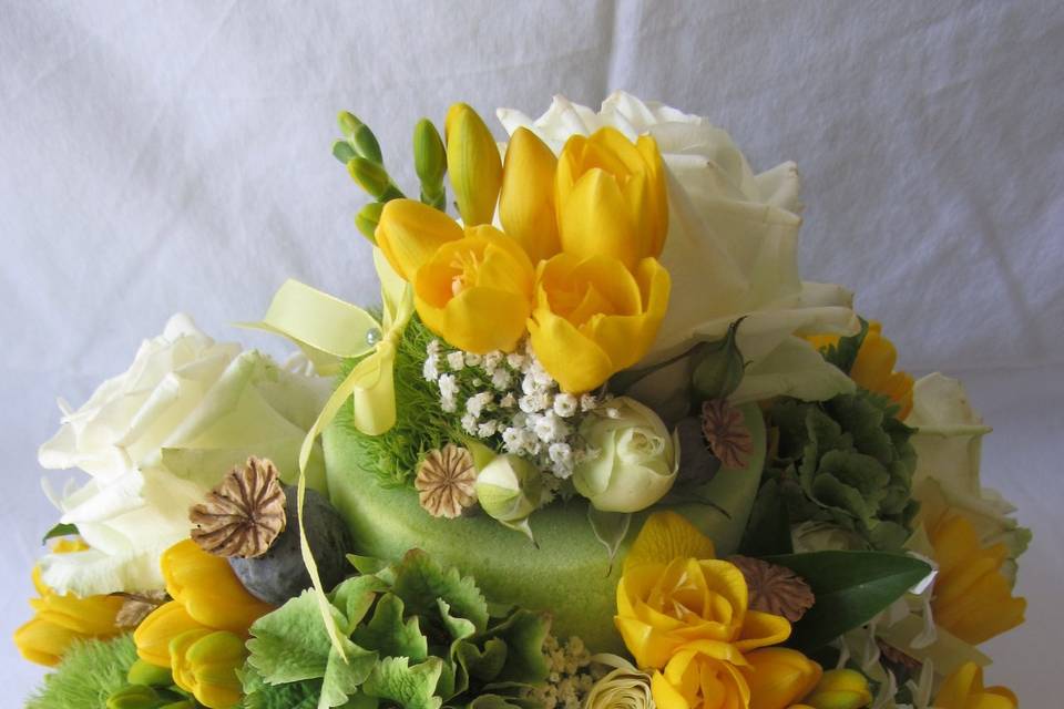 Gâteau fleuri
