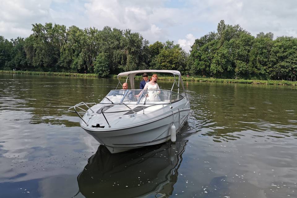 Arrivé en bateau