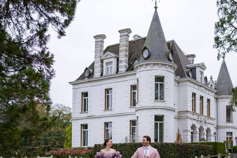 Devant le chateau