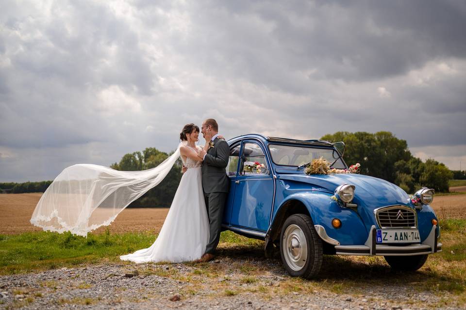 Avec un 2cv