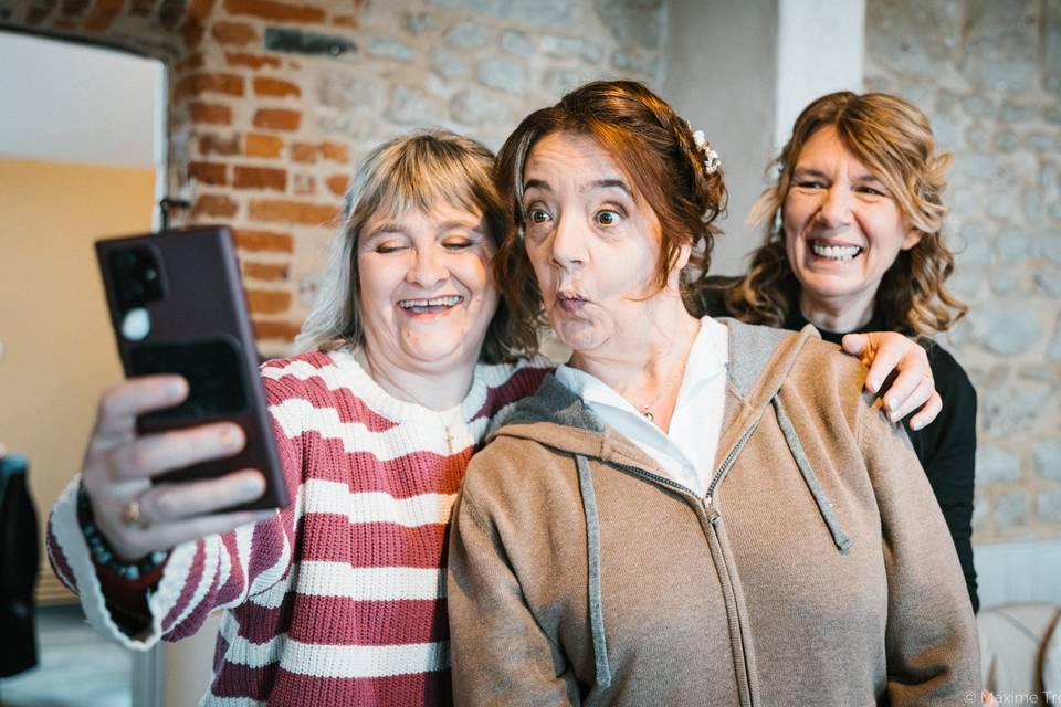 Le selfie entre proches