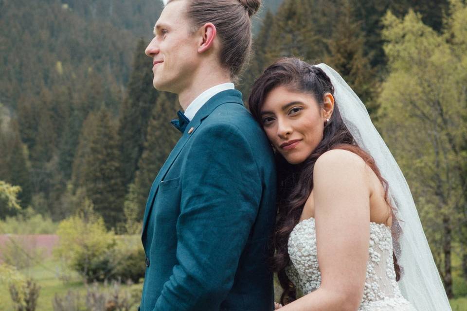 Maquillage et coiffure mariée