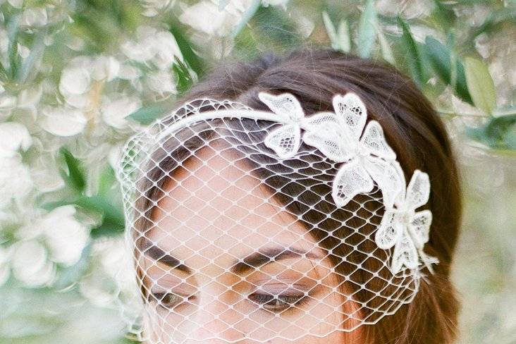 Bandeau mariage dentelle