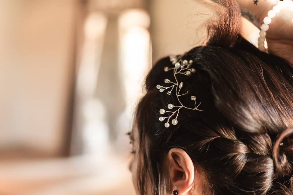 Coiffure de la mariée