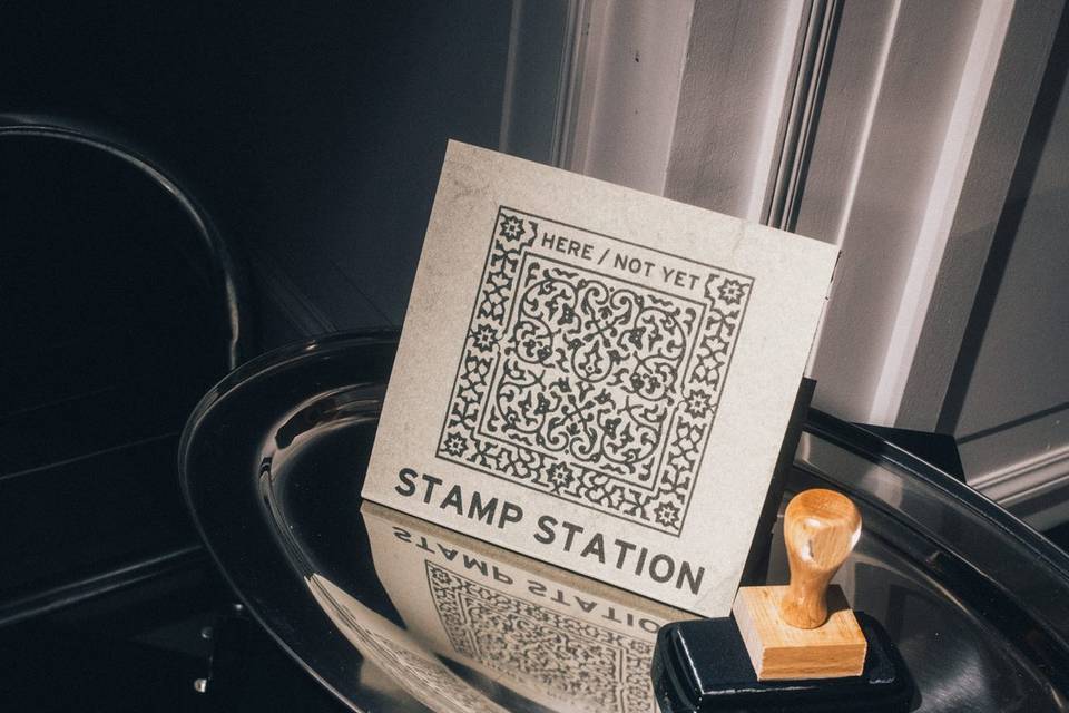 Stamp station