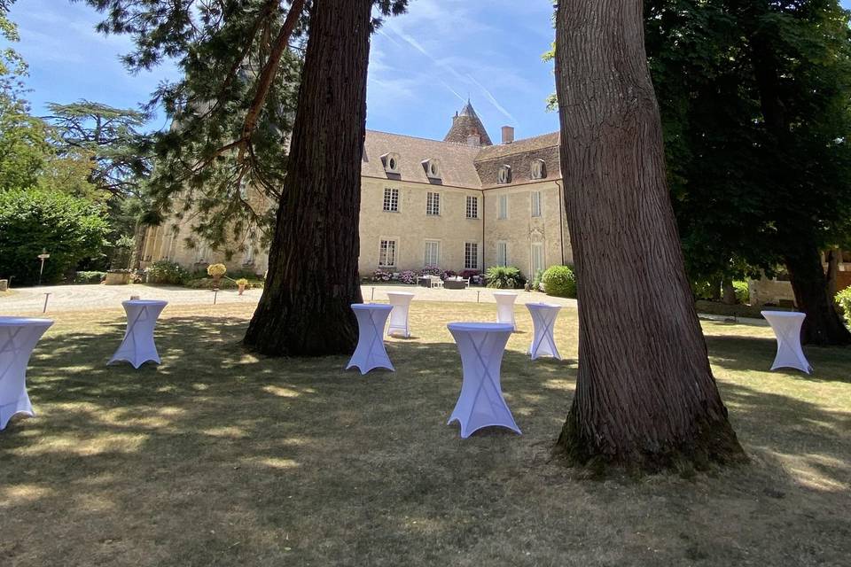 Vue château dependances