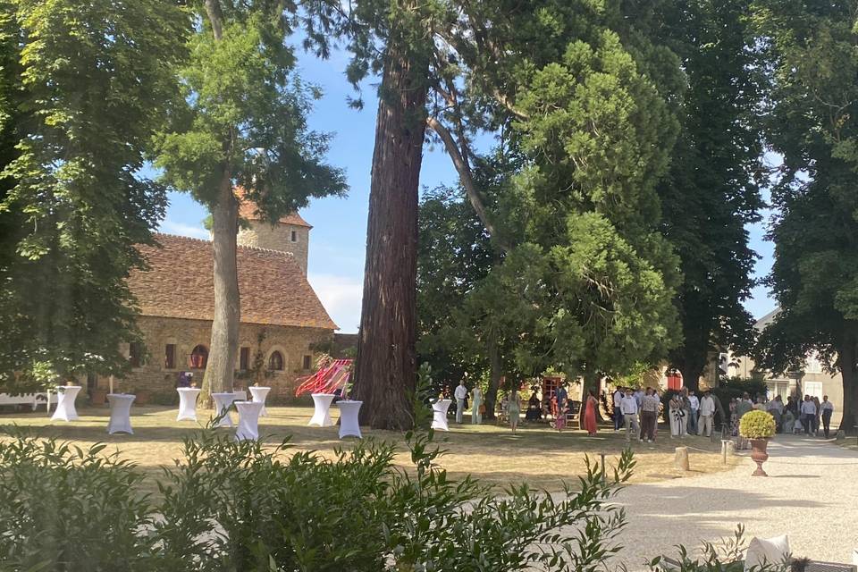 Parc  face avant château