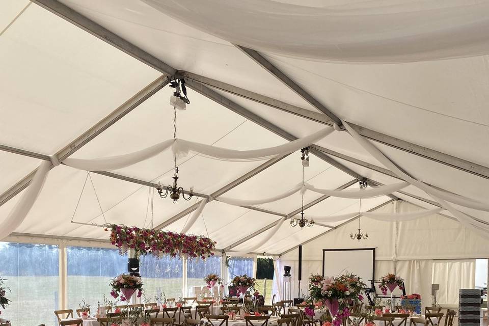 Chapiteau salle dîner