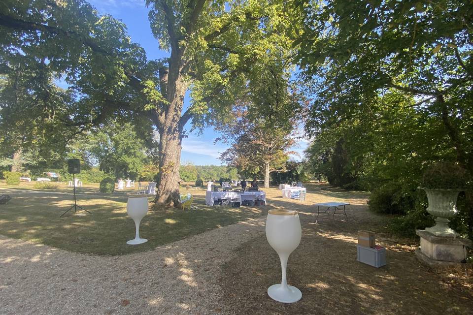 Cocktail arriere château