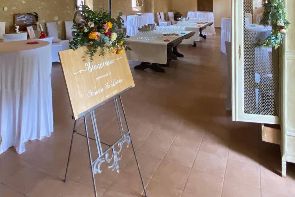 Accueil salle dépendances