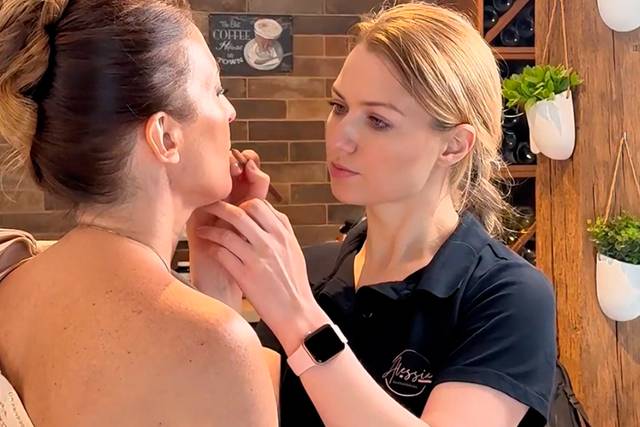Maquillage de la mariée en sal