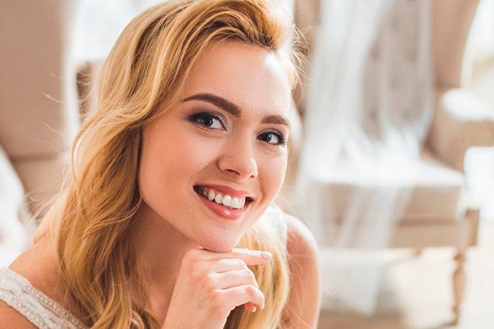 Mise en beauté de la mariée