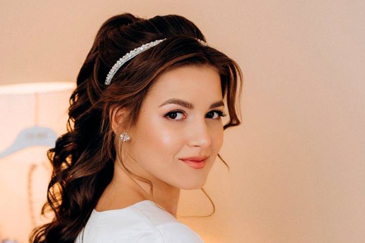 Mise en beauté de la mariée