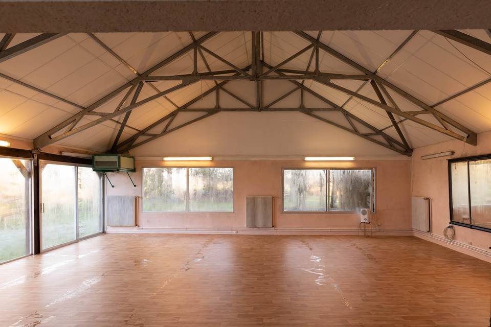 L'orangerie dans le parc paysa