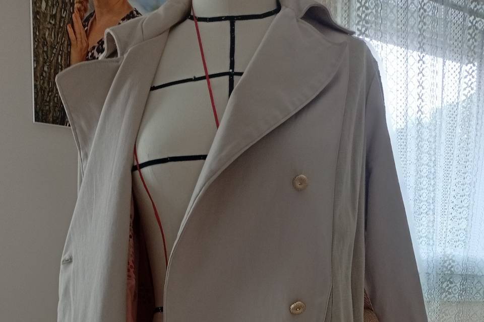 Trench inspiré saree