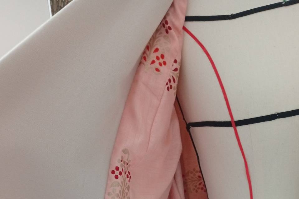 Trench inspiré saree