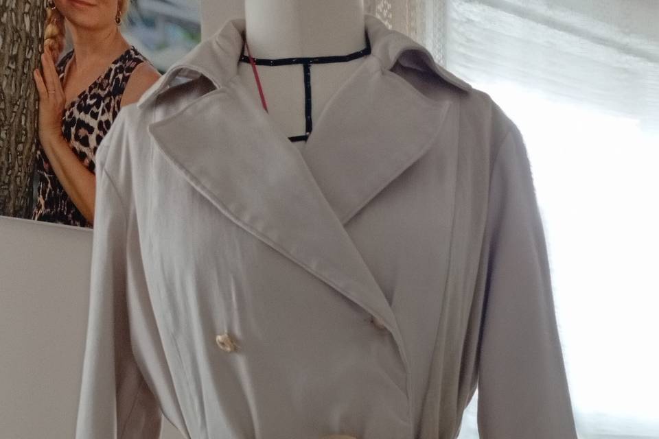 Trench inspiré saree