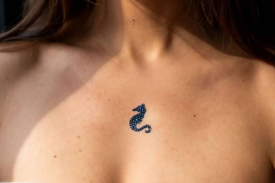 Hippocampe bleu