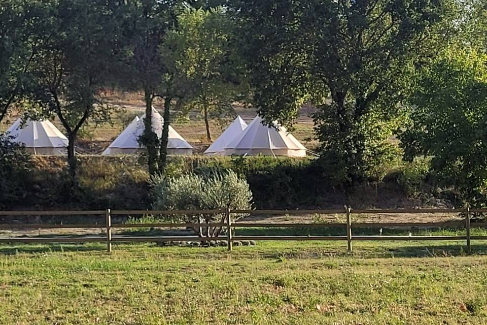 Village tipis