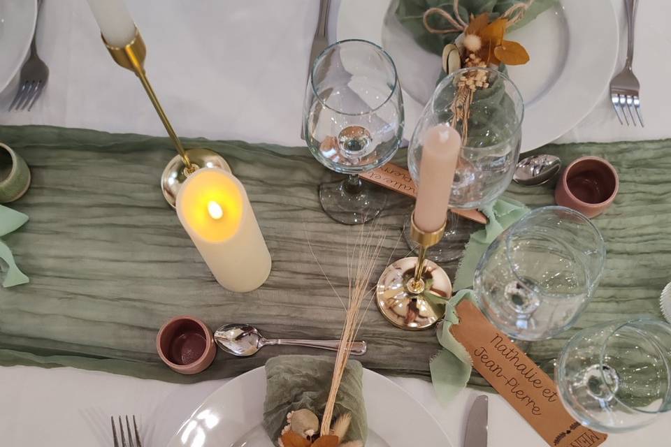 Mariage Vert sauge