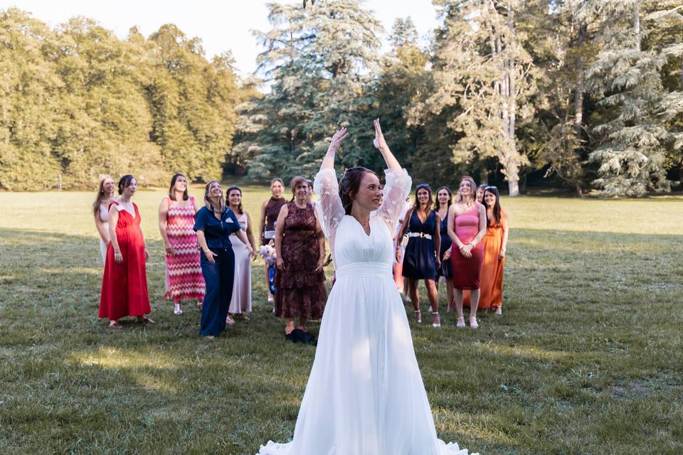 Lancer de bouquet