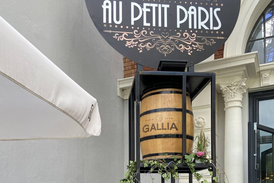 L'entrée du restaurant