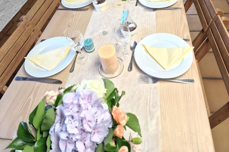 Table décorée