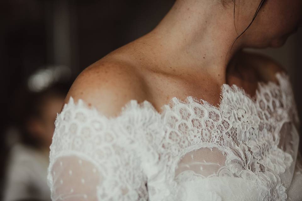 Préparatifs de la mariée
