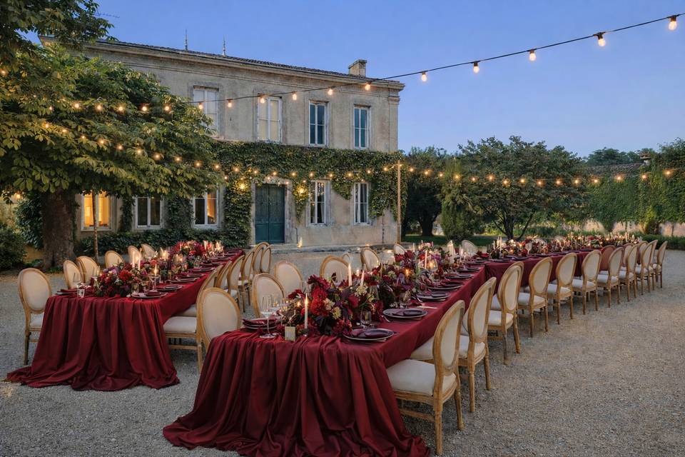 Un diner devant maison ?