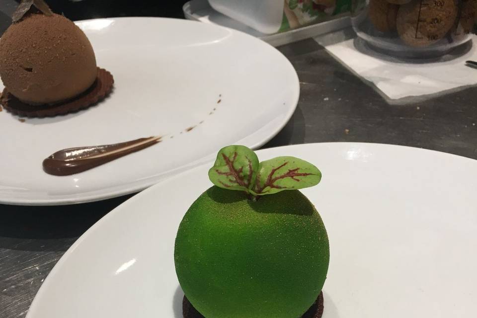 Dessert à l'assiette