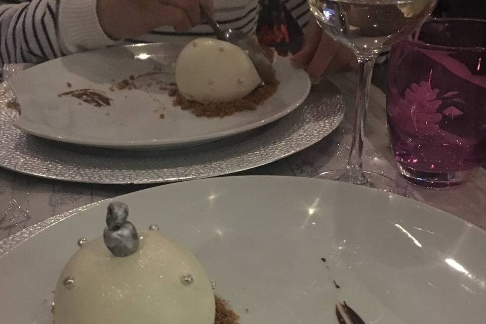 Dessert à l'assiette