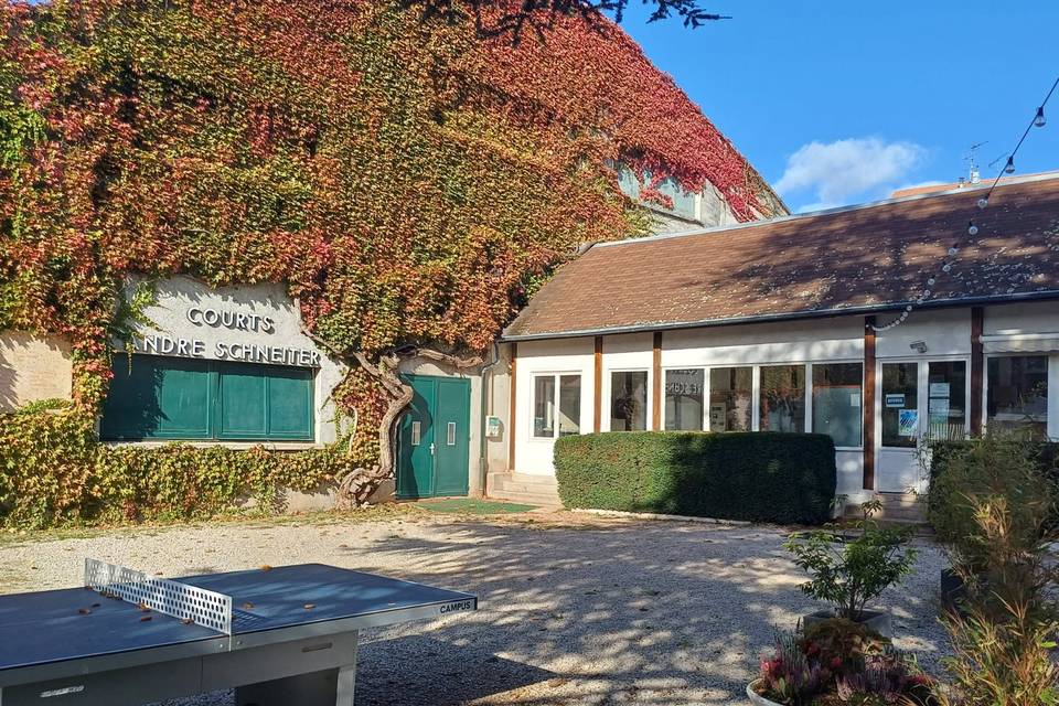 Vue du club de tennis