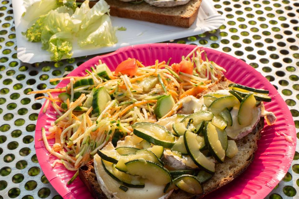 Assiette tartine