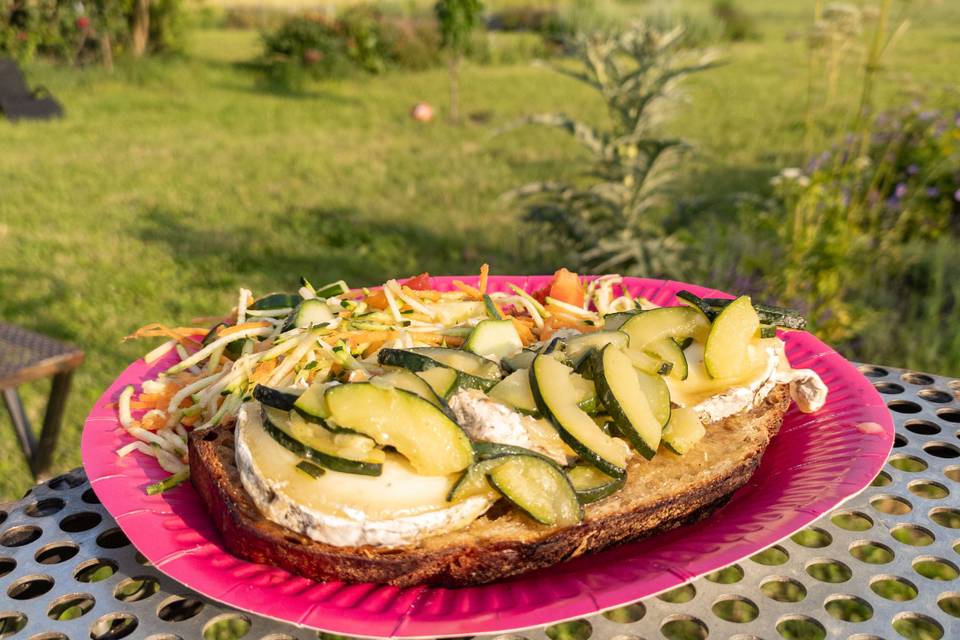 Assiette tartine