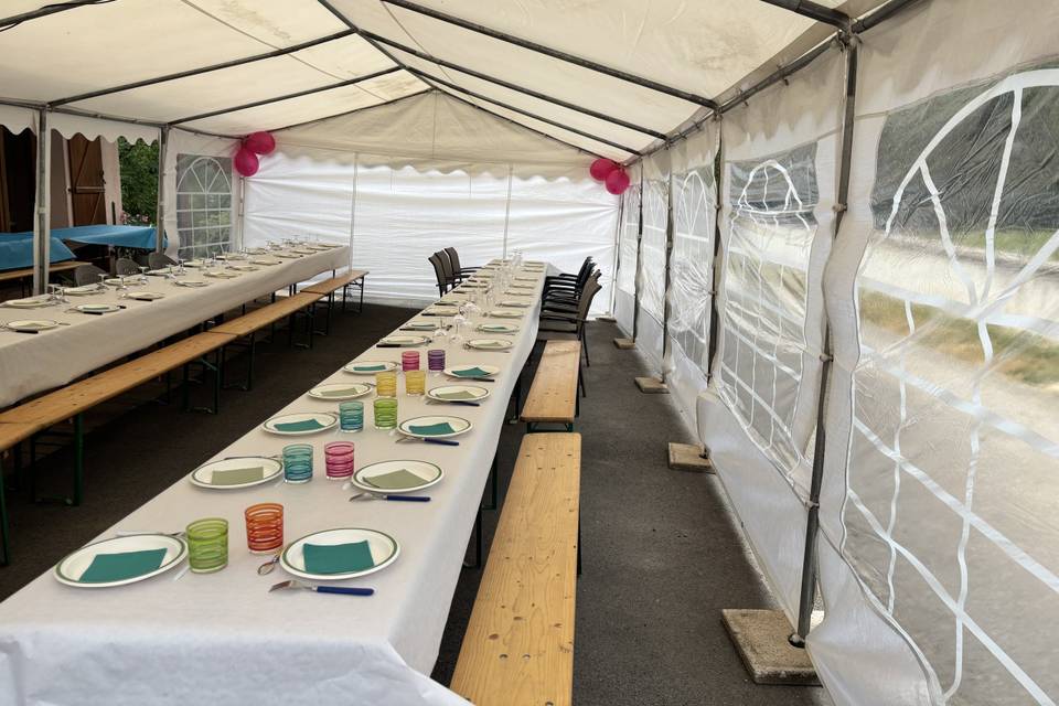 Anniversaire sous le chapiteau