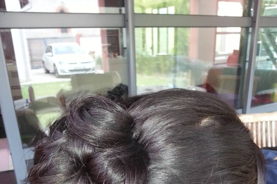 Chignon invitée