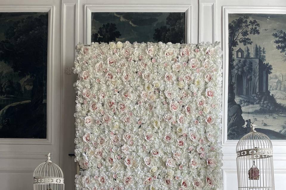 Mur de roses