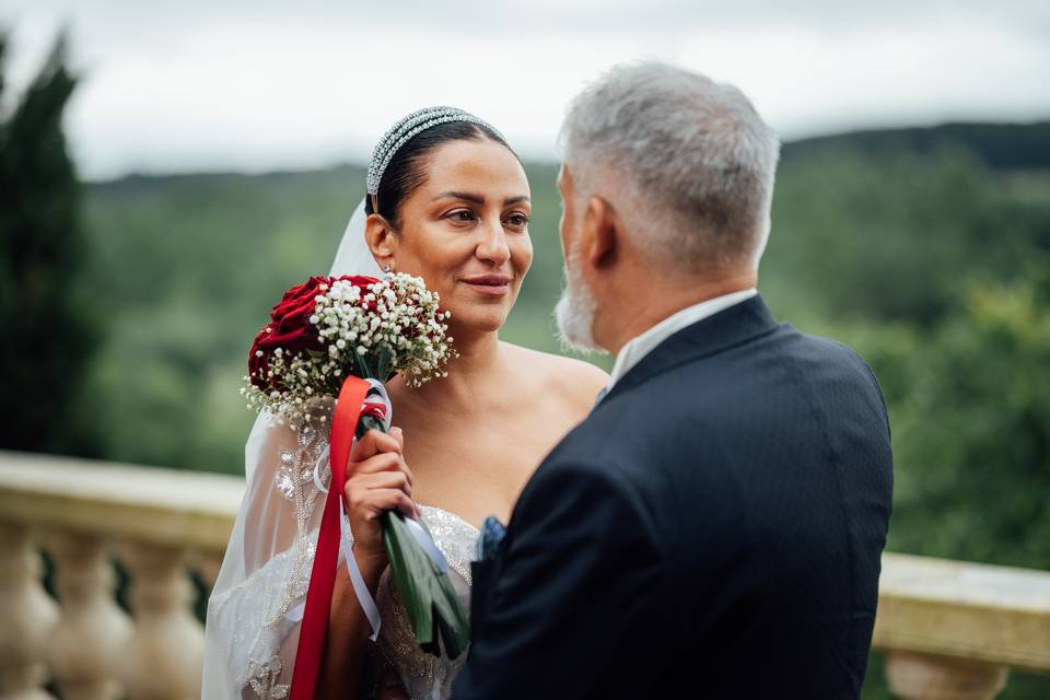 Regard de mariée