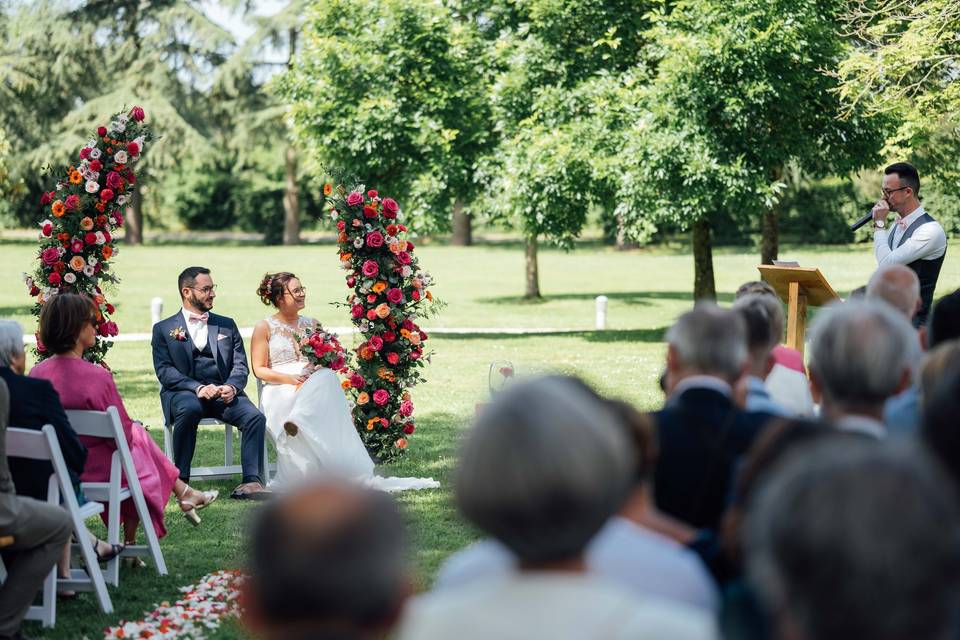 Discours de l'officiant