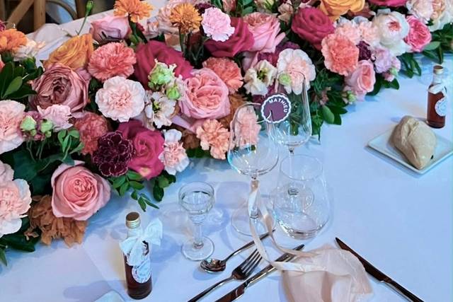 Déco table d'honneur Belisle