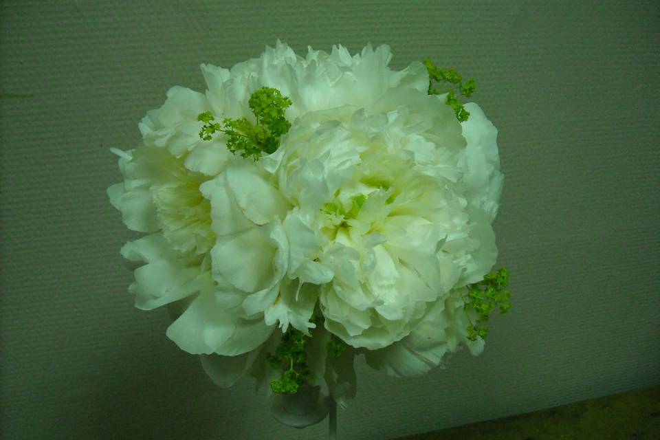 Bouquet de  mariée pivoine