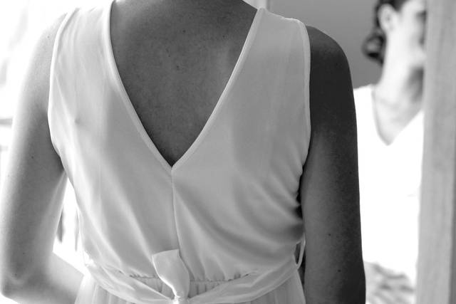 La mariée se prépare