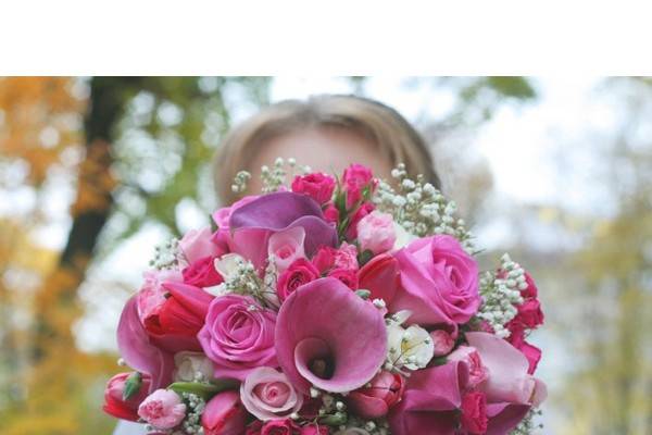 Bouquet mariée rond